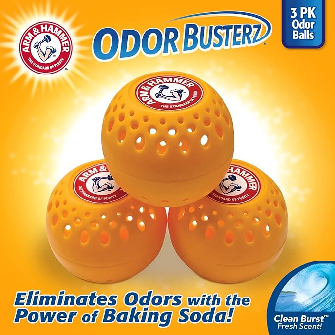 Arm & Hammer OdorBusterz® Odor Eliminator Balls, Clean Burst, Hampers & Small - Image 3