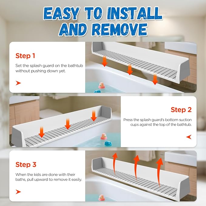 Splash Guard for Bathtub Kids - Image 6