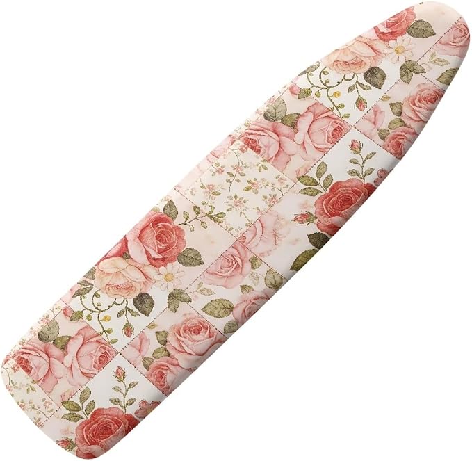 Sprowallow Roses Ironing Board Covers 15x54 Easy Installation Scorch Resistant by Sprowallow