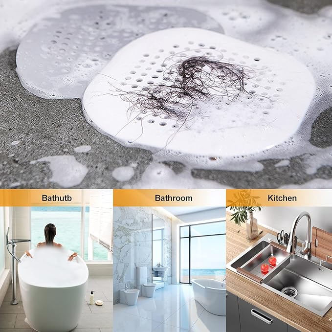 Hair Drain Catcher, Square Drain Cover - Image 3
