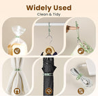 30Pcs Silicone Cable Ties, Reusable Data Cable Organizer - Image 6
