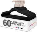 House Day Velvet Kids Hangers 60 Pack, Premium Children Hangers by HOUSEDAY