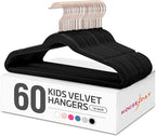 House Day Velvet Kids Hangers 60 Pack, Premium Children Hangers by HOUSEDAY