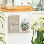 Artoid Mode Eucalyptus Truck Flowers Basket Spring Kitchen Towels Dish Towels - Image 4