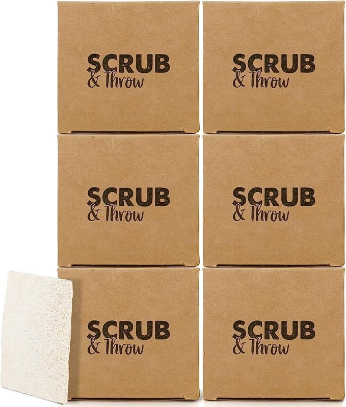 Scrub & Throw Natural Loofah Sponges, and Household Use by ScrubThrow