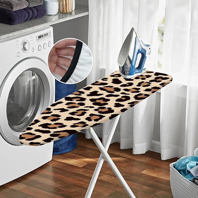 Nuxovilar Leopard Print Ironing Board Cover, 15 * 54inch, Fits Most Standard - Image 6