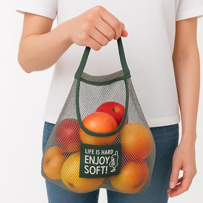 Durable Reusable Hanging Storage Mesh Bags - Image 5