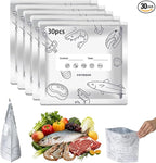 Reusable Aluminum Foil Sealable Storage Bags, 2026 New Resealable Stand Up by Unknown