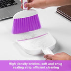 NACENA Small Dust Pan and Brush Set, Mini Broom and Dustpan Set Small Hand - Image 6