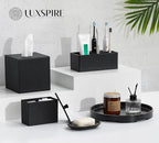 Luxspire Toothbrush Holder, 5 Slots Toothbrush Razor Holder Toothpaste Stand - Image 7