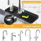 14.6-Inch Kitchen Sink Splash Guard Mat | 7° Slope - Image 6