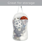 Smart Design Deluxe Mesh Over The Door Pop Up Hamper w/ Hook & Adjustable Strap - Image 5