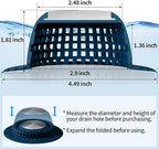 Shower Drain Hair Catcher Bathtub Drain Cover Shower Protector - Image 6