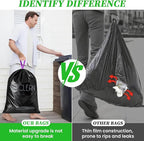 Trash Bags 15 Gallon Tall Kitchen Drawstring Garbage Bags, Fit 13-15 Gal Bins - Image 4