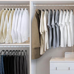 IEOKE Velvet Hangers 30 Pack: Felt Clothes Hangers Heavy Duty Shirt Sweater - Image 2