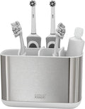 Joseph Joseph EasyStore Stainless-Steel Toothbrush Holder Bathroom Storage by JosephJoseph