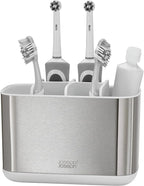 Joseph Joseph EasyStore Stainless-Steel Toothbrush Holder Bathroom Storage by JosephJoseph
