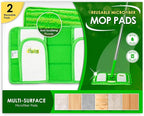 Reusable Pads Compatible with Swiffer Sweeper Mops by TurboMicrofiber