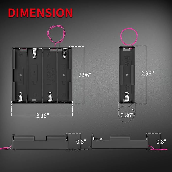 DAIERTEK 18650 Battery Holder - Image 2
