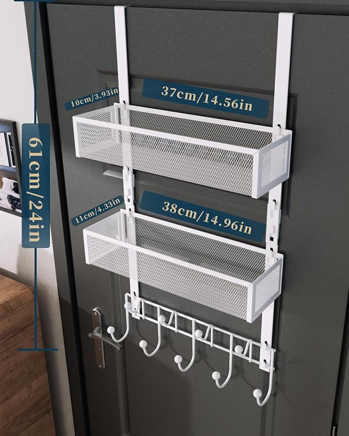 Consumest Over The Door Organizer Hooks, Door Hanger - Image 8
