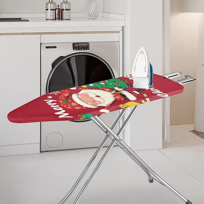 ZDCUSTOM Santa Claus Ironing Board Cover Standard Size 52"x13" Ironing Board - Image 2