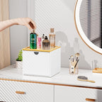 VITVITI Drawer Disposable Face Towel Holder Box, Acrylic Facial Towel Container - Image 4