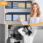 StorageRight Under Bed Storage Bins, Breathable Organizer - Image 7