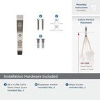 Amerock H37003G10 | Emerge Double Prong Decorative Wall Hook | Satin Nickel Hook - Image 5