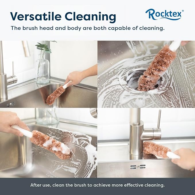 2-Pack Dual-Bristle Cleaning Brushes, Soft Bristles - Image 4