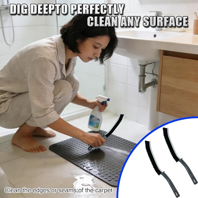 Carpet Cleaning Brush, Car Carpet Cleaner Brush, Rug Brush Scrubber, Carpet - Image 5