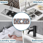 Abstract Mountain Sink Faucet Absorbing Mat Mountain Landscape Super Absorbent - Image 7