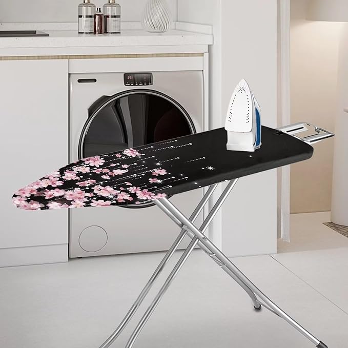 Ironing Board Cover, Soft Durable Elastic Edge & Hook and Loop Fasteners Stain - Image 2