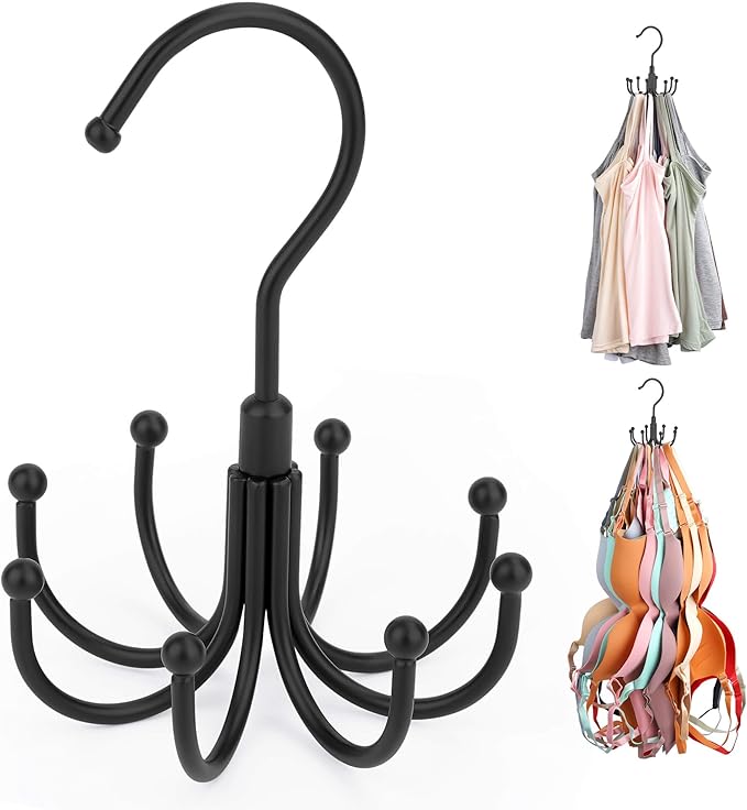 ZEDODIER Tank Top Hanger, 2 Pack Rotatable Bra Organzier by ZEDODIER