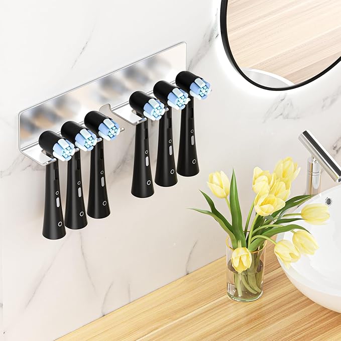 Electric Toothbrush Head Holder, Toothbrush Holders Wall Mounted, Electric - Image 2