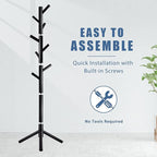 Haddockway Wooden Coat Rack Stand - Image 4