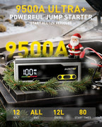 AUXITO 9500A Jump Starter, 12V Car Battery Jump Starter, Up to All Gas/All - Image 2