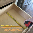 Fabsome Dresser Drawer Organizers 6 Pack, 4.65'' High Adjustable from 12.5-17‘’ - Image 4