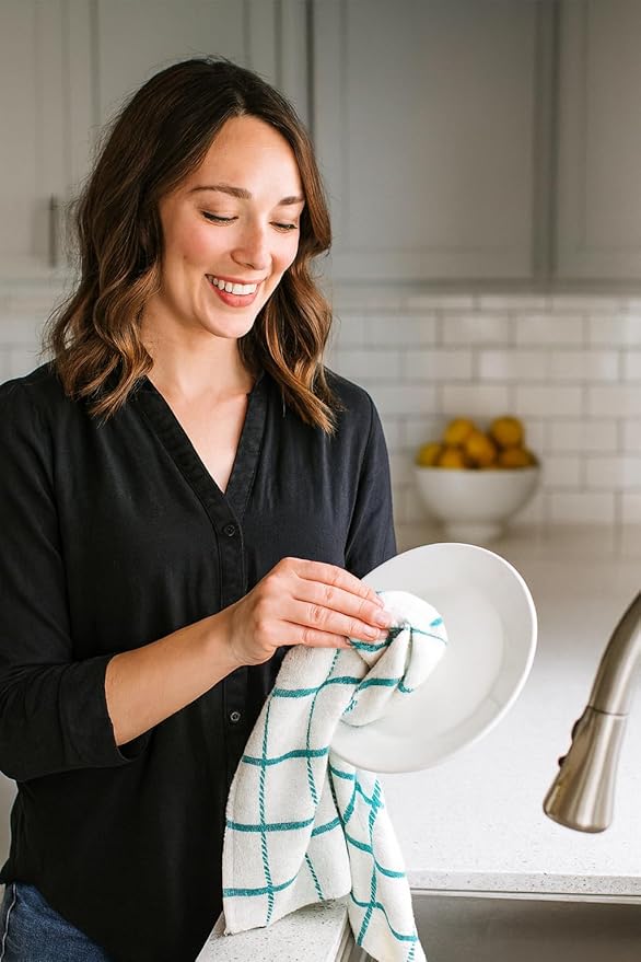 100% Cotton Terry Dish Cloth & Dish Towel - Image 6