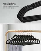SONGMICS Slim Velvet Hangers, Non-Slip Clothes Hangers - Image 3