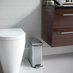 iTouchless 1.32 Gallon SoftStep 2.0 Bathroom Trash Can - Image 2