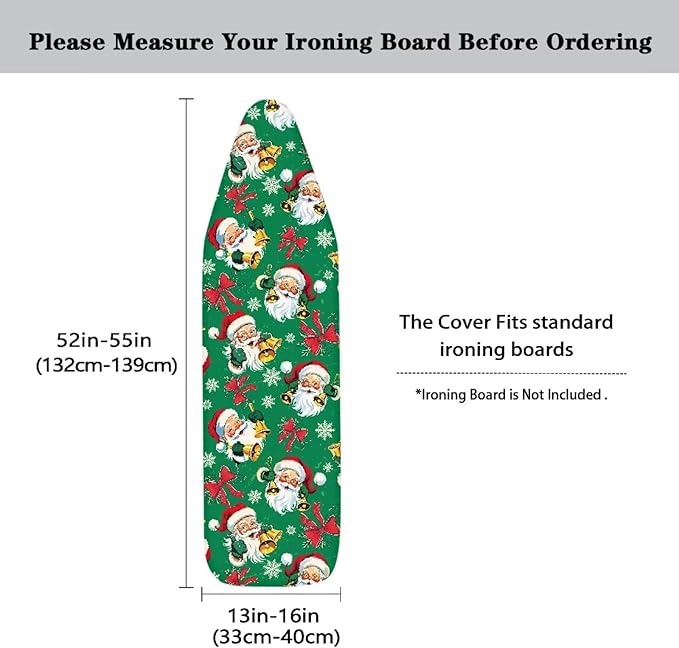 Santa Claus Ironing Board Cover and Pad Elastic Edge - Image 5