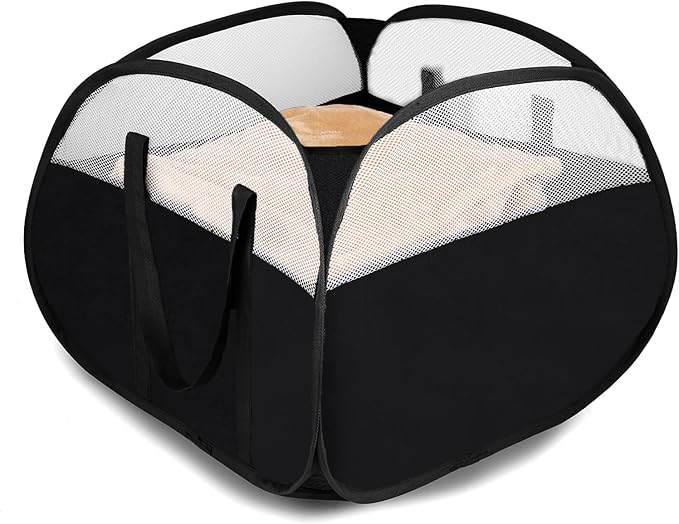 Laundry Basket with Handles 90L, Collapsible Laundry Baskets, Foldable Laundry by Bemkoo
