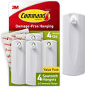 Command Sawtooth Picture Hangers, 4 Frame Hangers and 6 Command Strips by Command