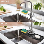 2 Pcs Silicone Faucet Splash Guard 10.6 ” x 4.3” Kitchen Sink Splash Guard - Image 5