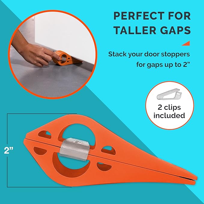 Wundermax Rubber Door Stoppers for Bottom of Door Stop - Image 4