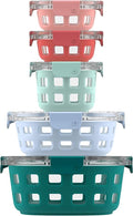 Ello Duraglass Mixed Meal Prep Sets Leak-Proof Glass Food Storage Containers by Ello