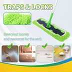 2 Pack X-Large Reusable 100% Coral Fleece Mop Pads Compatible - Image 4