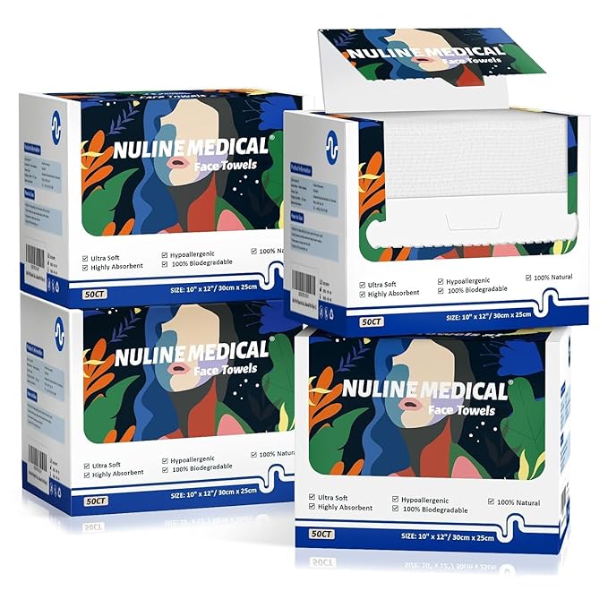Ultra-Soft Disposable Face Towel by NulineMedical