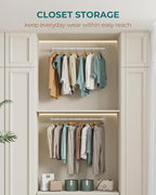 OROPY Industrial Pipe Clothes Rack Wall Mounted Set of 2, 38.4 inches Heavy - Image 8