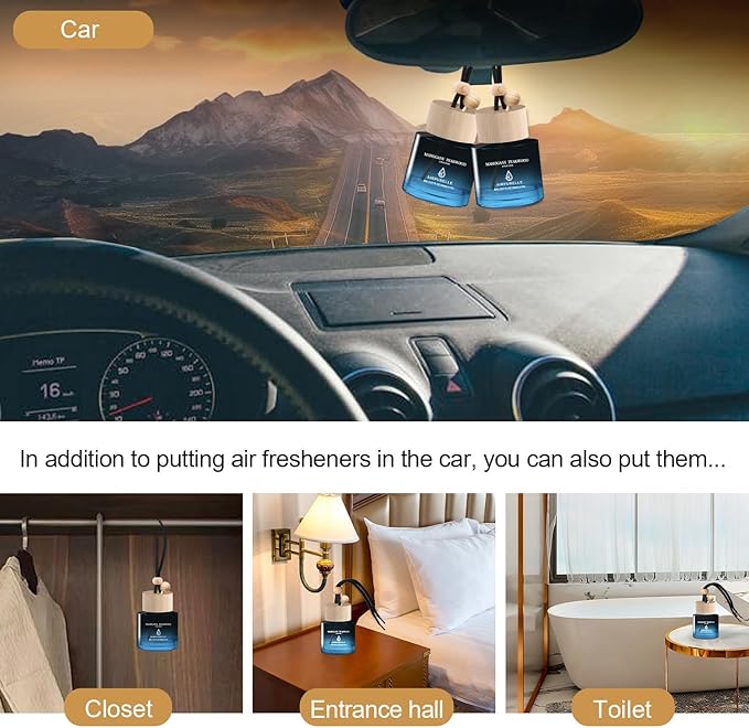 Car Air Freshener Hanging 2 Pack Car Air Fresheners Diffuser - Image 8